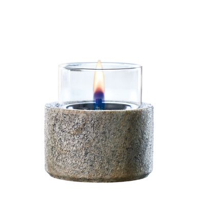 Slate 12 bougie céramique motif pierre