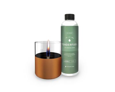 Lilly 10 bougie avec bouteille de Tenderfuel huile de remplissage organique 500ml