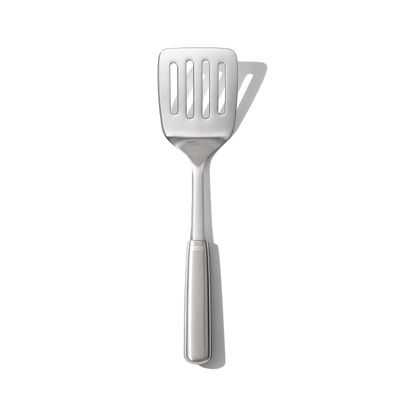 Spatule avec rainure inox