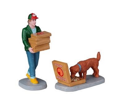Top pizza delivery, set of 2
