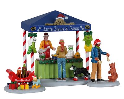 Griffes et pattes du pÈre noËl, ensemble de 3