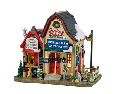 Jolies pattes et biscuits pour chiens