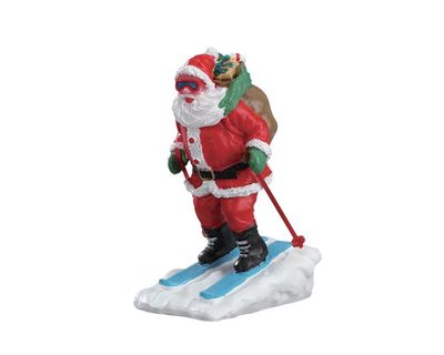 Kerstman schaatser