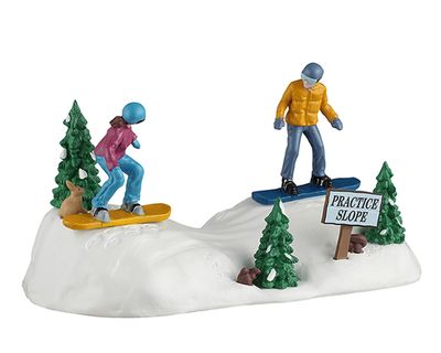 Snowboarding practice
