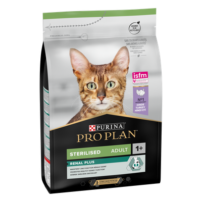 PROPLAN Sterilised Renal Adult Cat Dinde 3kg