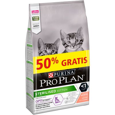 PRO PLAN® Healthy Start Sterilised Kitten Rijk aan Zalm