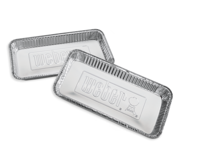 WEBER BARQUETTES EN ALUMINIUM XL, 5 PCS