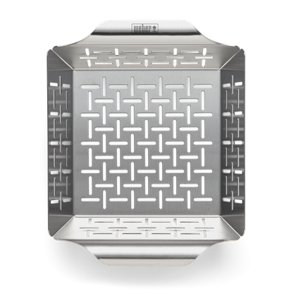 WEBER DELUXE GRILLKORF KLEIN RVS