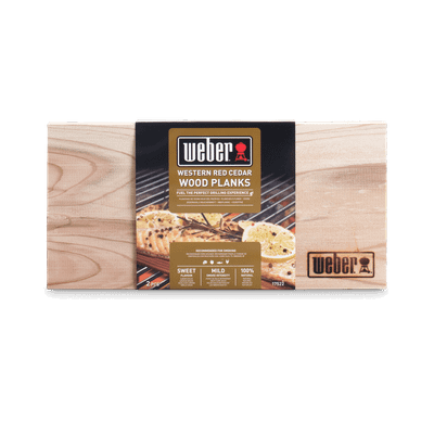 WEBER PLANCHE À FUMER EN CÈDRE, 15 X 30, 2 PCS