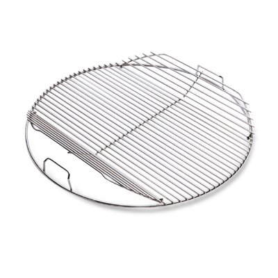 WEBER GRILLE DE CUISSON POUR BARBECUES À CHARBON DE 47 CM, ARTICULÉ, EN ACIER INOXYDABLE