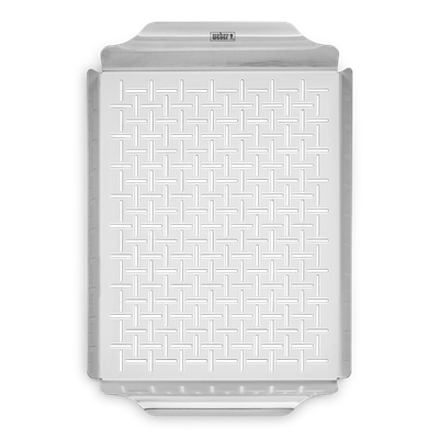 WEBER DELUXE GRILLKORF RVS