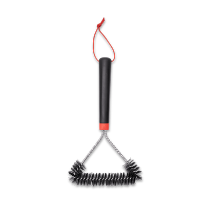 WEBER DRIEZIJDIGE BORSTEL KLEIN 30 CM