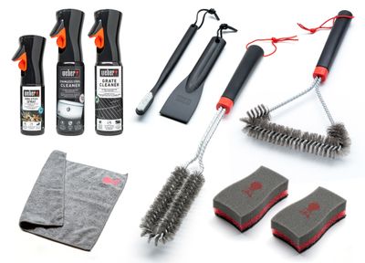 REINIGINGSSET VOOR GASBARBECUES IN RVS