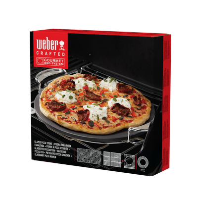 WEBER GEGLAZUURDE CRAFTED PIZZASTEEN ROND