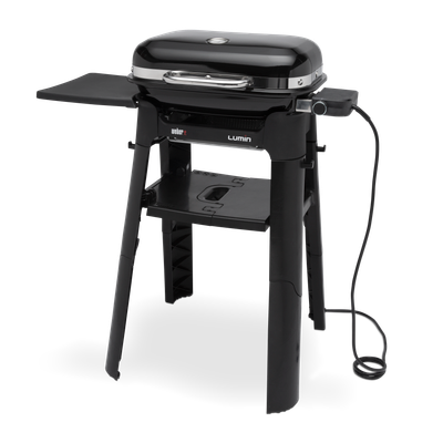 Elektrische barbecue Lumin Compact zwart met stand