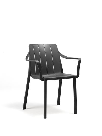 Tiberina fauteuil anthracite