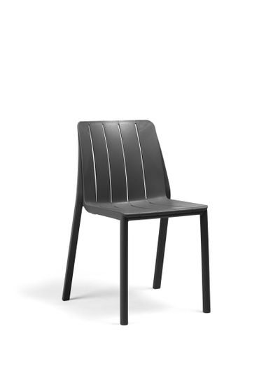 Tiberina stoel antraciet