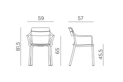 Cassia armstoel corda