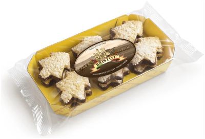 Koekjes kerstboom chocolade