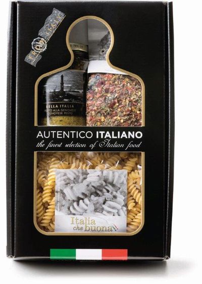 Set cadeau fusilli 500g, pesto & herbes