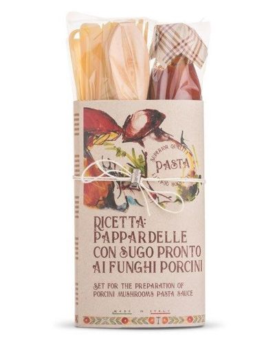 Set cadeau pappardel salsa-funghi porcini