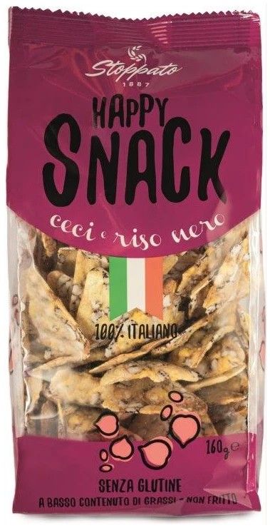 Mais chips erwt en zwarte rijst 