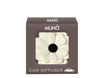 Carfleur blanc fleurs de coton