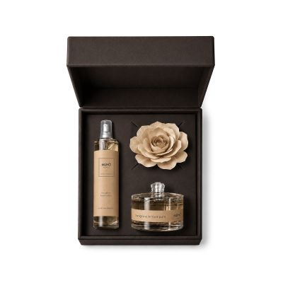 Giftbox rose diffuser 50ml + homespray 100ml vanilla & pure amber