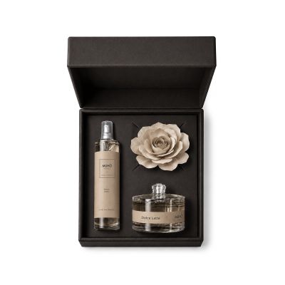 Giftbox rose diffuser 50ml + homespray 100ml sweet milk