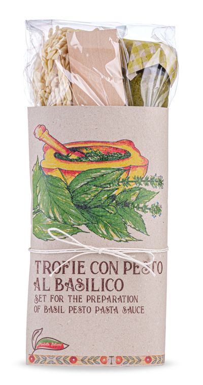 Set cadeau trofie al pesto basilico