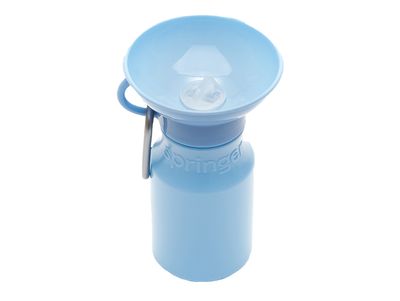 Reisfles mini blauw 0,44 l
