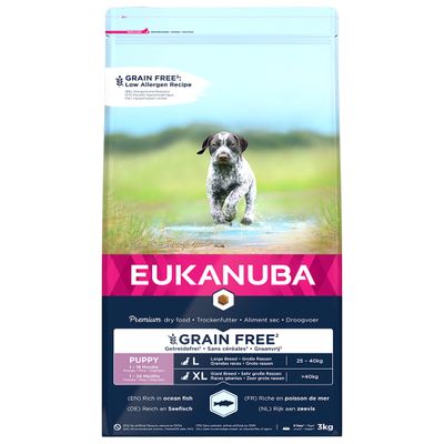 Euk grainfree ocean fish puppy larg