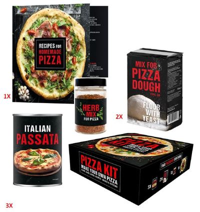 Pizza kit voor 6 à 8 pizza's