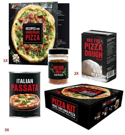 Pizza kit voor 6 à 8 pizza's