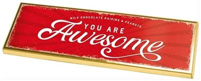 Melkchocolade xxl rozijnen/pinda′s