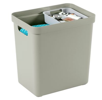 Sigma home boîte de rangement  25l vert