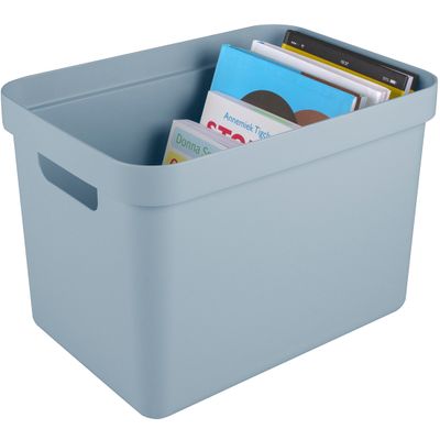 Sigma home opbergbox 18l blauw