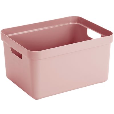 Sigma home boîte de rangement  32l rose