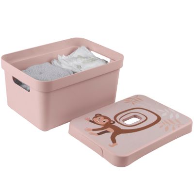 Sigma home couvercle singe rose - box 9l, 13l, 18l, 25l