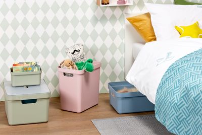 Basic kubus box roze