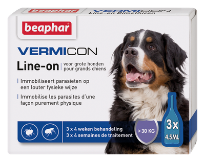 Vermicon line-on grote hond 3x4,5ml