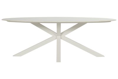 Xander tafel ovaal wit