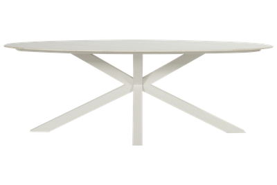 Xander tafel ovaal wit