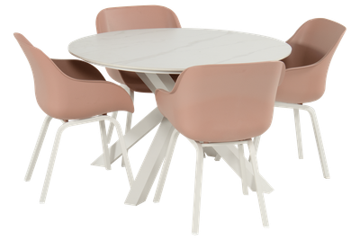 Xander tafel rond wit