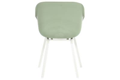 Chaise Le Soleil blanc/vert