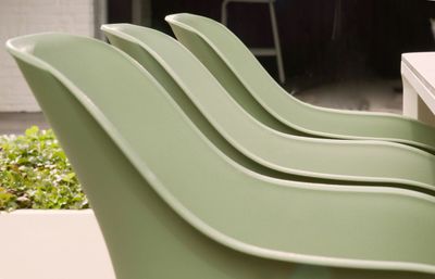 Chaise Le Soleil blanc/vert