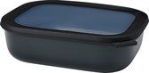 Multikom cirqula rechthoekig 2000 ml - nordic black
