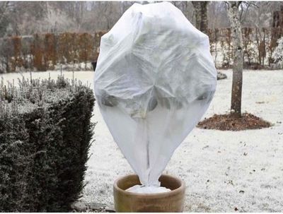 Winterbeschermingshoes 48x75cm wit 3 stuks