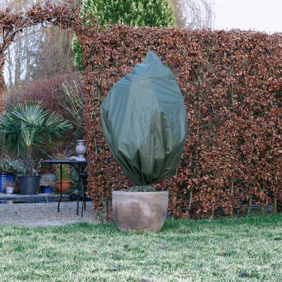 Housse d'hivernage 50x100cm vert 3 pièces