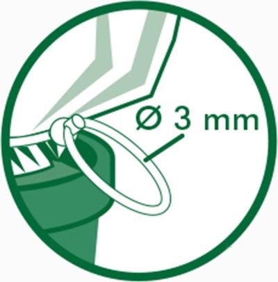 Housse d'hivernage 50x100cm vert 3 pièces